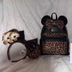 Belle Bronze Loungefly Set